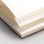 EMSHOI College Ruled Composition Notebook - Large B5 Notebook Lined Journal Leather with Free Sticky Notes, 204 Numbered Pages,100gsm Thick Lined Paper, Softcover, 7.5"x10"-Green