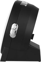 Tinload 4.3" No Ticking Analog Alarm Clock,Silent Readable for Seniors,Easy to Set,Gradual Rise Alarm,Big Numbers,On/Off Switch on Side,Gentle Wake,Snooze,Lighted on Demand,Battery Operated,Black