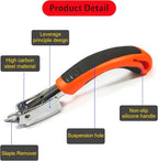 Staple Remover, Staple Puller Tool, Upholstery and Construction Heavy Duty Staple Remover, Strength Staple Puller Removing All Kinds of Staples(2 pcs)