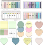 BAYTORY 1700 Sheets Transparent Sticky Notes, Clear Waterproof 3 x 3 inch See Through Memo Pad, Self-Adhesive Translucent Writable Index Tabs for Annotating Books, Study Supplies