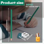 sqzrmdcg 36 PCS Colored Pencils Pre-sharpened Coloring Pencils Set for Kids and Adult, Teachers Essential Classroom Prizes, Back to School Supplies (Green)