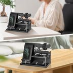 Gifts for Men Bedside Organiser Wood Phone Docking Station Dad Birthday Gifts for Him Nightstand Key Wallet Watch Stand Mens Gifts for Xmas Presents for Dad Husband Boyfriend Anniversary & Christmas