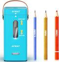 AFMAT Electric Pencil Sharpener, Fully Automatic Pencil Sharpener, Auto in & Out, Rechargeable Hands-Free Sharpeners for Jumbo & Colored Pencils (6.5-12mm), Portable for Home/Classroom/Office PSC6