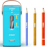 AFMAT Electric Pencil Sharpener, Fully Automatic Pencil Sharpener, Auto in & Out, Rechargeable Hands-Free Sharpeners for Jumbo & Colored Pencils (6.5-12mm), Portable for Home/Classroom/Office PSC6
