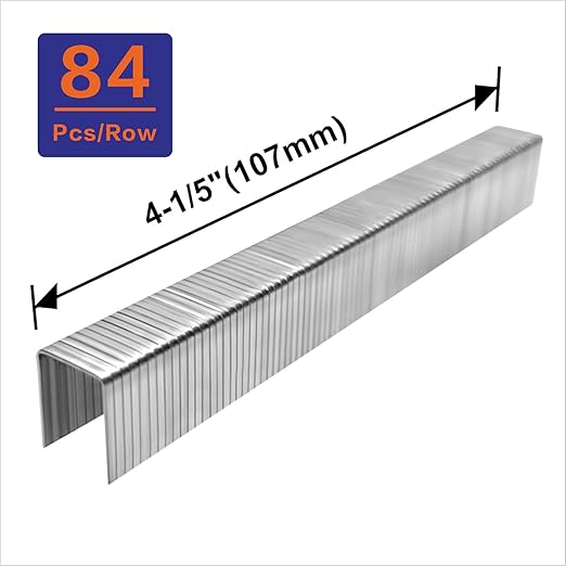 HW HAMWOO 20 Guage Galvanized T/50 Staples,5 Sizes Assorted Size Project Pack for Staple Gun or T-50 Stapler (1/4"+5/16"+3/8"+1/2"+9/16"-6720 pcs)