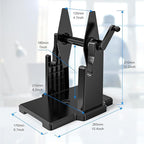 Vazioyar Label Holder for Rolls and Fan-Fold Labels，Compatible with Manual Recycling of Label Rolls(Large Holder)