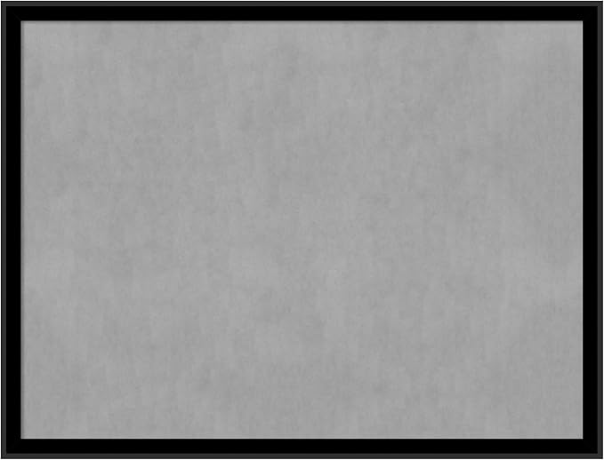 Amanti Art Black Framed Magnetic Board 19x25 Medium Vision Board for use with Magnets, 100% Metal Sheet to Display Items as Office Decor or for Home Organization in mudroom, Kitchen or Kids Room