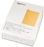 Amazon Basics Catalog Mailing Envelopes, Peel and Seal, 9x12 Inch, Brown Kraft, 100-Pack