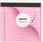 AILZFEI Pink Purple Small Legal Pad 5 x 8 College Ruled Color Legal Pads Paper Notepads 6 Pack Sturdy Back Writing Pads 5 x 8 Note Pads Perforated Narrow Ruled Pads of Paper