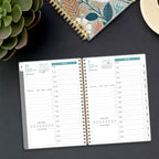 2026 Daily & Monthly Planner - One Page Per Day, Daily Planner 2026 from January 2026 to December 2026, Planner 2026 with 12 Monthly Tabs, 6.4" x 8.5", Flower-A