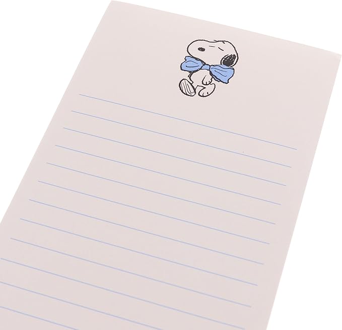 Graphique Snoopy Notepad, 100 Tear-Away Sheets for Grocery, Gifts & To-Do Lists, Writing Pad for Fridge, Kitchen, Office, Fun Gift
