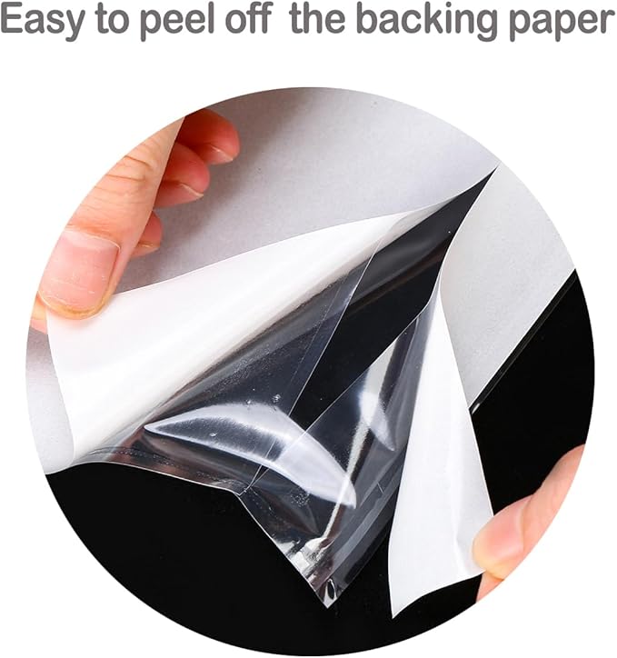 BEUYI Clear 9.5'' x 6.7'' Packing List Envelopes, Adhesive Shipping Label Pouches/Sleeves, Easily Fits Half of Letter-Size Paper (120 Pack)