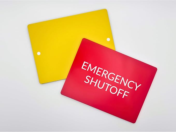 Custom Engraved Electrical Panel Labels with Mounting Holes – Durable 2-Tone Acrylic Breaker Box, Meter, & Equipment Tags – Electrical ID Plates & Utility Nameplates (3 INCH x 4 INCH)