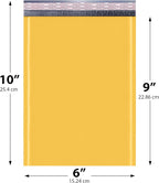 Small Kraft Bubble Mailers 6x10 inch #0 | Self Seal Padded Envelopes | Cushioned Bubble Mailer | Usable Size 6x9 | Lightweight mailing Shipping Bags For Package | 500 Pack Bulk | Made in USA