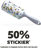 Scotch-Brite Extreme Clean Lint Roller, 50% Stickier*, Heavy Duty for Removing Debris and Pet Hair on Clothes, Furniture, Cars, Offices & More, 2 Pack, 200 Adhesive Sheets Total
