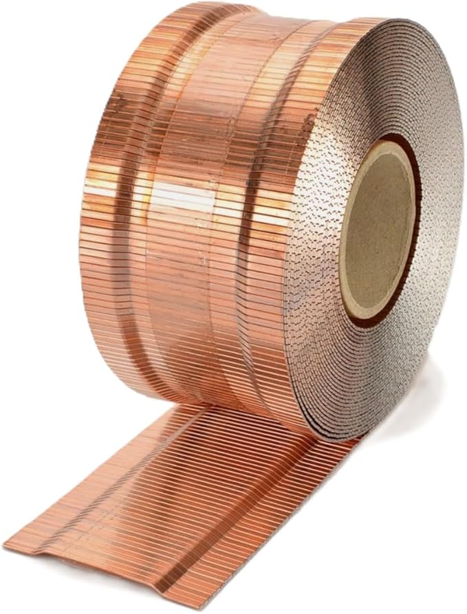 Klinch-Pak K-SWC7437-5/8, 5/8" Leg by 1-3/8" Roll Staples, 24,000 per Package, SWC7437 1M Series Staples, Ideal for Folding Boxes, Complete Overlap, Copper Color