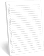 321Done to Do List Notepad - 50 Sheets (5.5" x 8.5") Daily to-Do's Notepad Tear Off, Planning Memo Pad, to Do List Checklist Organizing - Simple, Blank, Heavy Paper - Wide-Ruled - Made in USA