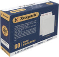 Xxcxpark 50 Pack Rigid Mailers 9.25 x 11.75 inches, Self Seal Photo Document Mailers Premium Cardboard Keep Flat Envelopes for Photos, Pictures, Papers, Files, CD