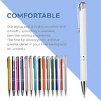 Yucold Customized ballpoint pens in bulk, personalized ballpoint pens with free engraving, for use in companies, enterprises, graduation anniversaries (Yellow,39)