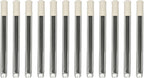 PATIKIL 240Pcs 2B Mechanical Pencil Lead, 0.5mm Black Lead Refill Break Resistant Pencil Refills for Writing Supplies, White