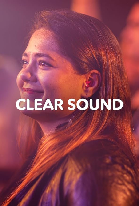 CURVD Live Stylish High-Fidelity Concert Earplugs for Live Events up to 14 dB Noise Reduction, 5 Tip Sizes & Carry Case