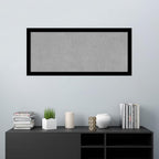 Amanti Art Black Framed Magnetic Board 23x51 Oversize Vision Board for use with Magnets, 100% Metal Sheet to Display Items as Office Decor or for Home Organization in mudroom, Kitchen or Kids Room