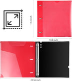 WOT I 4-Pack Telescoping 3 Ring Binder(0.75"), Expandable Flexible Binder - Patented Design for Easy Portability, Holds 160 Sheets, 4 Vibrant Colors, Perfect for School, Office&Home Organization