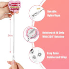 Aoryalps Retractable Badge Reel Holder Retractable with ID Clip for Nurse Nursing Name Tag Card Nursing Student Teacher Doctor Medical Assistant Work Office Clip-Gifts for Nurse
