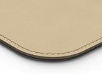 POUT TekDec Mat – Vegan Leather Desk Pad (31.5×13.4in / 80×34cm), Water-Resistant Surface, Anti-Slip Base, Scratch & Heat Protection, Multi-Functional Writing & Mouse Pad – Texas Sand