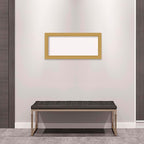 Amanti Art White Cork Board for Wall, 16x34 Vision Board with Gold Frame, Medium Corkboard Office Decor for Home Organization, Casual Corkboard Pinboard to display items for home organization