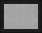 Amanti Art Black Framed Magnetic Board 23x29 Medium Vision Board for use with Magnets, 100% Metal Sheet to Display Items as Office Decor or for Home Organization in mudroom, Kitchen or Kids Room