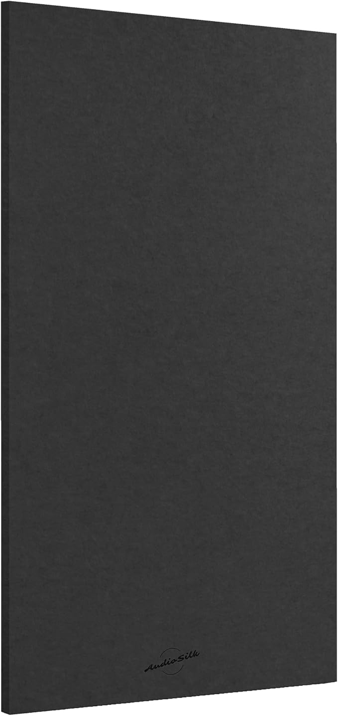 AudioSilk Acoustic Panel, Large, 46" x 23", Black