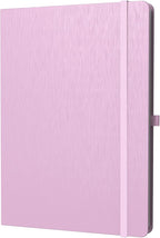 ONAVIA A5 Lined Journal Notebook, 7mm College Ruled Notepad, Journaling for Writing, Work, School, Travel and Note Taking, Hardcover 160 Pages (80 Sheets) 5.79 x 8.3 inches (Pink)