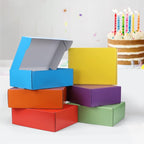 PHAREGE 12x9x4 inch Gift Shipping Boxes Bulk 18 Pack 6 Colors, Tab Lock Tuck Top Mailing Boxes for Packaging Small Business, Medium Cardboard Mailer Boxes for Wrapping Present