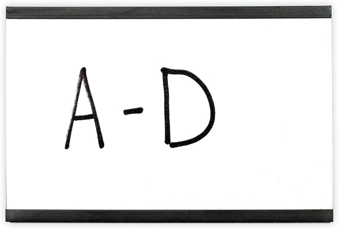 SmartSign Magnetic 'C' Channel Label Holders | 2" x 3", Pack of 10