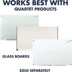 Quartet Strong Magnets, Glass Whiteboard, Dry Erase Board, Large, Assorted Colors, 12 Pack (85393)