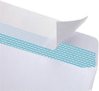 Aimoh 500#10 Custom Printed Security Tinted Self-Seal Envelopes - Personalized with Logo and Address/Return Address Imprinted -Size 4-1/8 X 9-1/2" -White -24 LB -Box of 500 Count (7-34010-500)