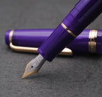 JINHAO 82 Fountain Pen (Transparent Navy Blue,Fine Nib 0.5mm)