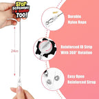 Aoryalps Retractable Badge Reel Holder Retractable with ID Clip for Nurse Nursing Name Tag Card Nursing Student Teacher Doctor Medical Assistant Work Office Clip-Gifts for Nurse