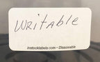 Dissolvable Blank Shelf Life Labels for Food Rotation Prep 1 x 2 Inch 500 Adhesive Stickers