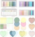 BAYTORY 1700 Sheets Transparent Sticky Notes, Clear Waterproof 3 x 3 inch See Through Memo Pad, Self-Adhesive Translucent Writable Index Tabs for Annotating Books, Study Supplies