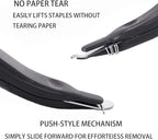 ZZTX 6 PCS Professional Magnetic Staple Remover Puller Staples Remover Staple Removal Tool for School Office Home 5 Colors