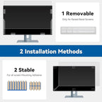 IPROKKO [2-Pack] 25 Inch Computer Privacy Screen Filter for 16:9 Widescreen Monitor, Removable 25in Anti Blue Light Glare Privacy Shield, Anti Spy Security Protector for Hp Dell Asus Acer Samsung