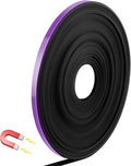AmazingSpark Magnetic Tape Roll Thin Strips, 1/4 Inch x 33 Feet Magnetic Board Dividers Whiteboard Graphic Decorative Tape Marking Line for Classroom Office Art Accessories(Purple)