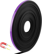 AmazingSpark Magnetic Tape Roll Thin Strips, 1/4 Inch x 33 Feet Magnetic Board Dividers Whiteboard Graphic Decorative Tape Marking Line for Classroom Office Art Accessories(Purple)