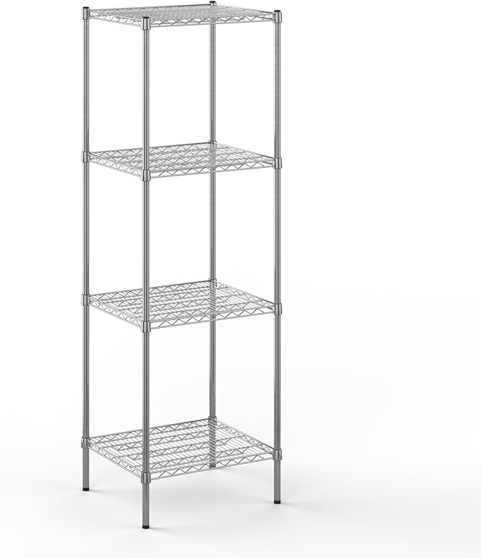 Regal Altair 21" Deep x 24" Wide x 74" Height Wire Shelving Kit | 4-Tier | NSF Commercial Storage Rack Unit