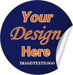 Custom Stickers for Business Logo & Personalized Stickers Text Name Image Photo for Small Business 10,100,120pcs