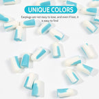 LYSIAN Ultra Soft Foam Ear Plugs for Sleeping Noise Cancelling -10 Box Value Pack - 38dB Noise Reduction Earplug for Sleep,Snoring, Work, Plane Loud Noise, Sky White Blue