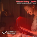Finezeal 630nm Red Book Light - Zero Blue Light, Rechargeable Clip On Red Reading Light for Reading at Night, Poratble Dimmable LED Book Lamp, Perfect for Travel Nursing Studying(2 Pack)