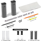 walrfid 2 Pack Computer Screen Cleaner, MacBook Screen Cleaner Spray and Wipe, Electronic Computer Laptop Cleaning Kit for iPad Pro, iPhone, Smartphone, Monitor, Car Display, Tablet, TV Screens, Grey